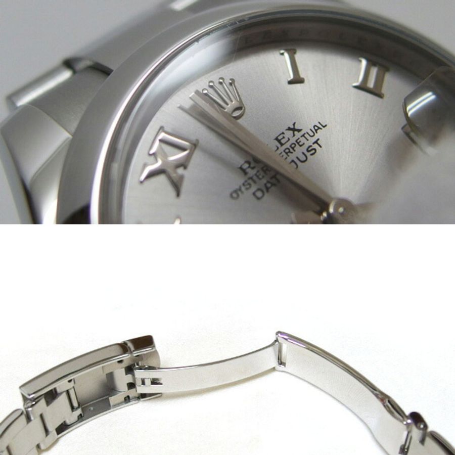 勞力士 Datejust 灰色羅馬數字錶盤,序號 178240 M,銀色錶盤-4