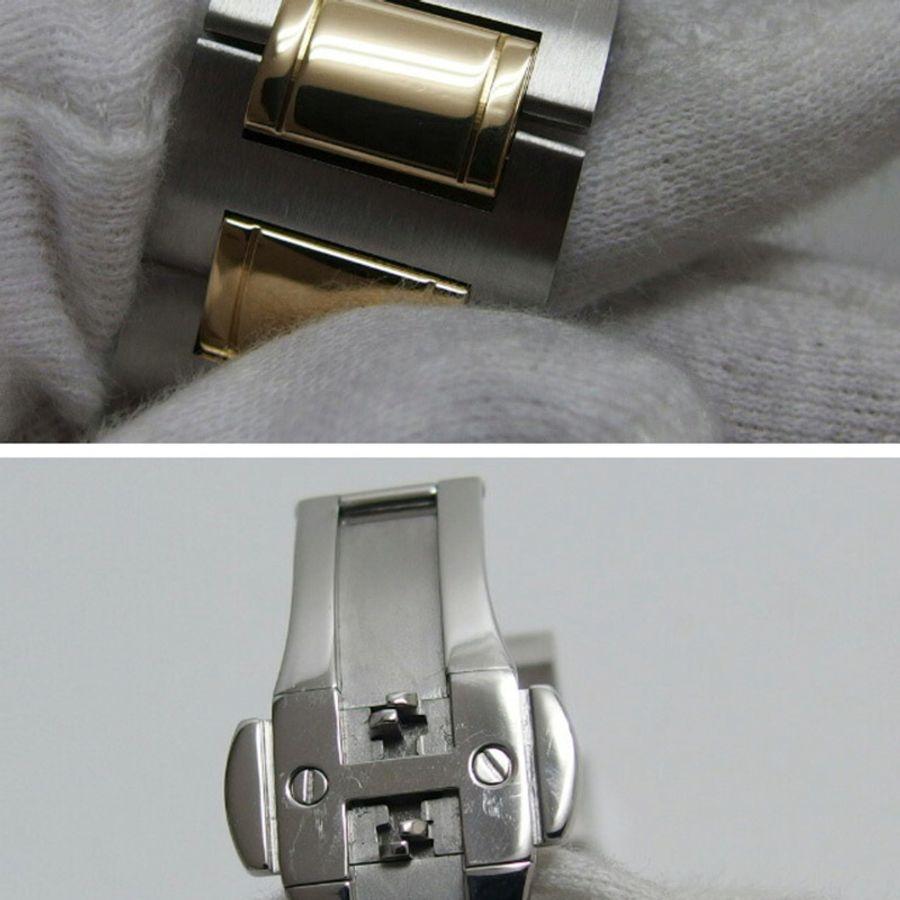 寶格麗 18K 黃金 x 精鋼組合 BB33SG 男士腕錶-10