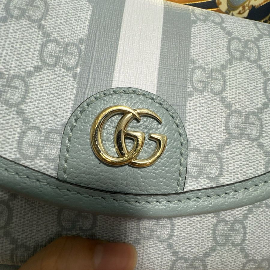 💪🏻九新🆙💪🏻GUCCI 古馳 Ophidia GG迷你翻蓋斜背包-10