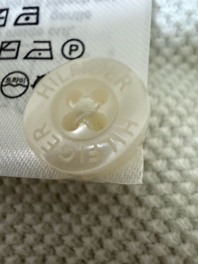 TOMMY HILFLGER 米白色POLO衫-18
