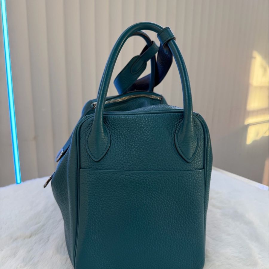 Hermes • Lindy 30 伊茲密爾藍內拼普魯士藍Tc皮-3