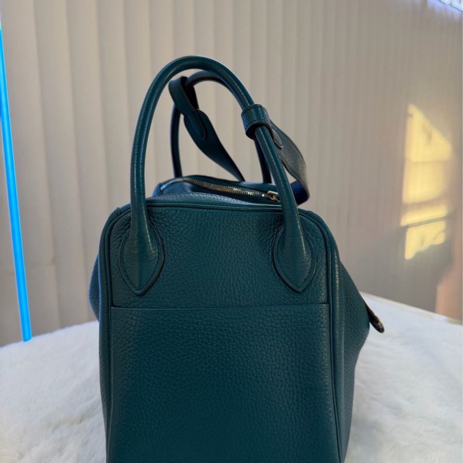 Hermes • Lindy 30 伊茲密爾藍內拼普魯士藍Tc皮-4