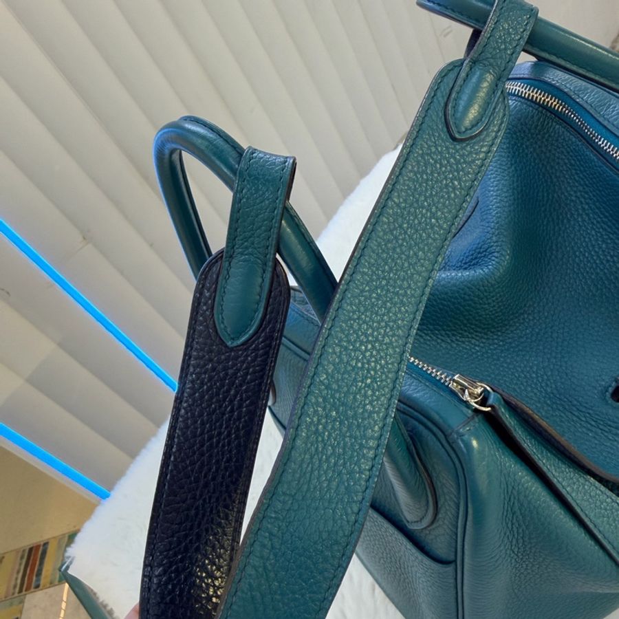Hermes • Lindy 30 伊茲密爾藍內拼普魯士藍Tc皮-5