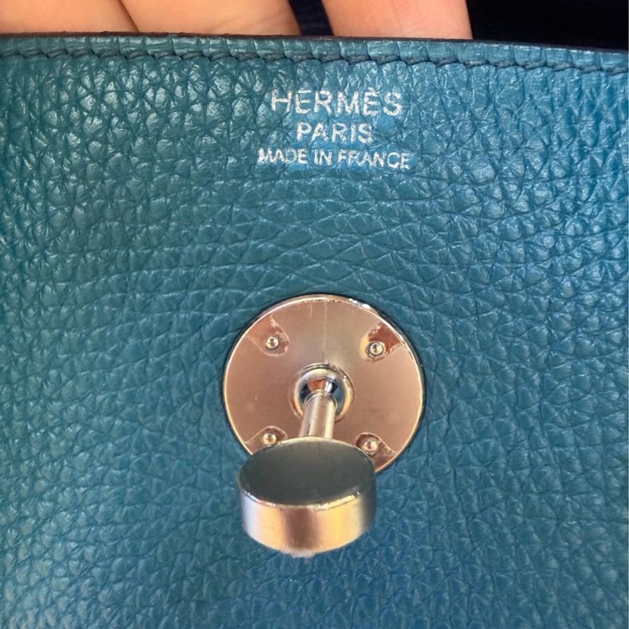 Hermes • Lindy 30 伊茲密爾藍內拼普魯士藍Tc皮-19