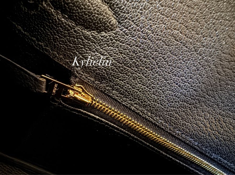 Hermès birkin 25黑色金釦 全新-14