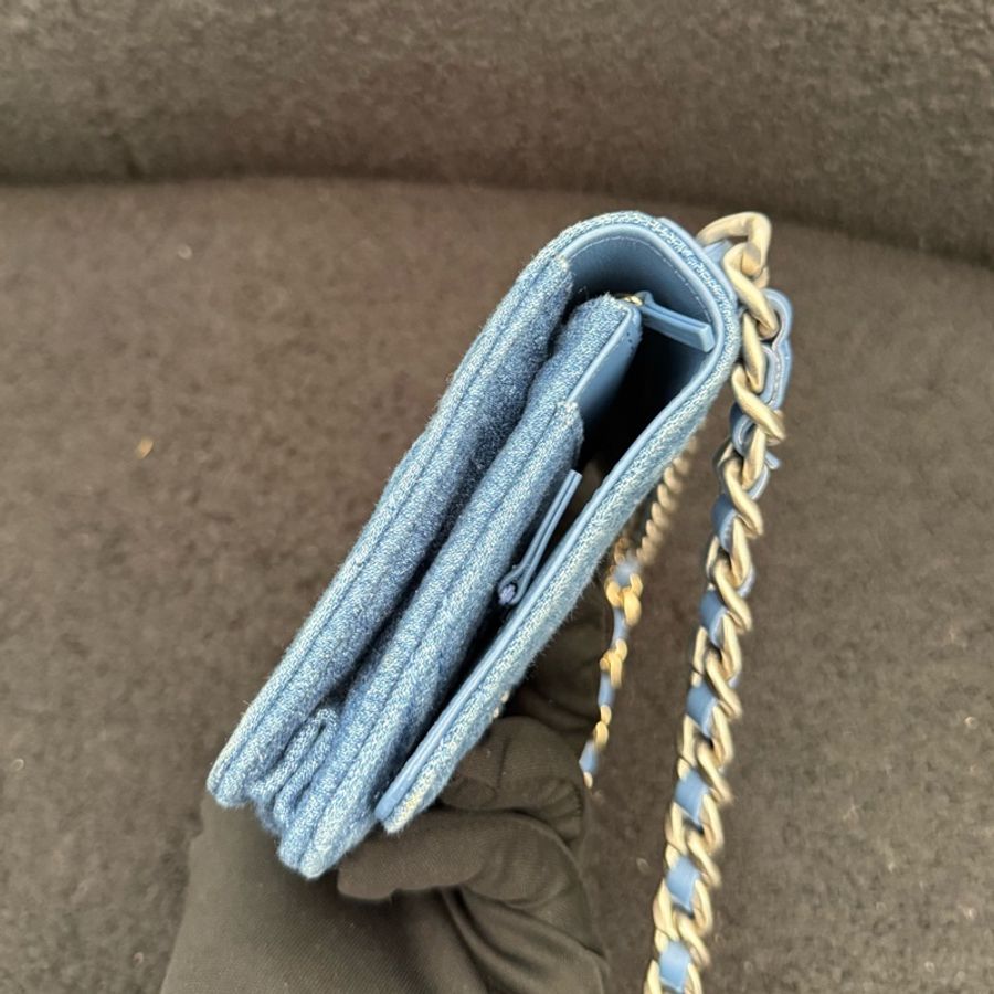 Chanel 香奈兒 牛仔19bag woc 芯片款-3