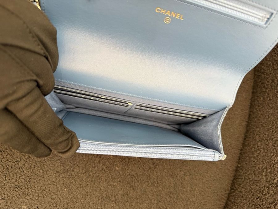 Chanel 香奈兒 牛仔19bag woc 芯片款-7