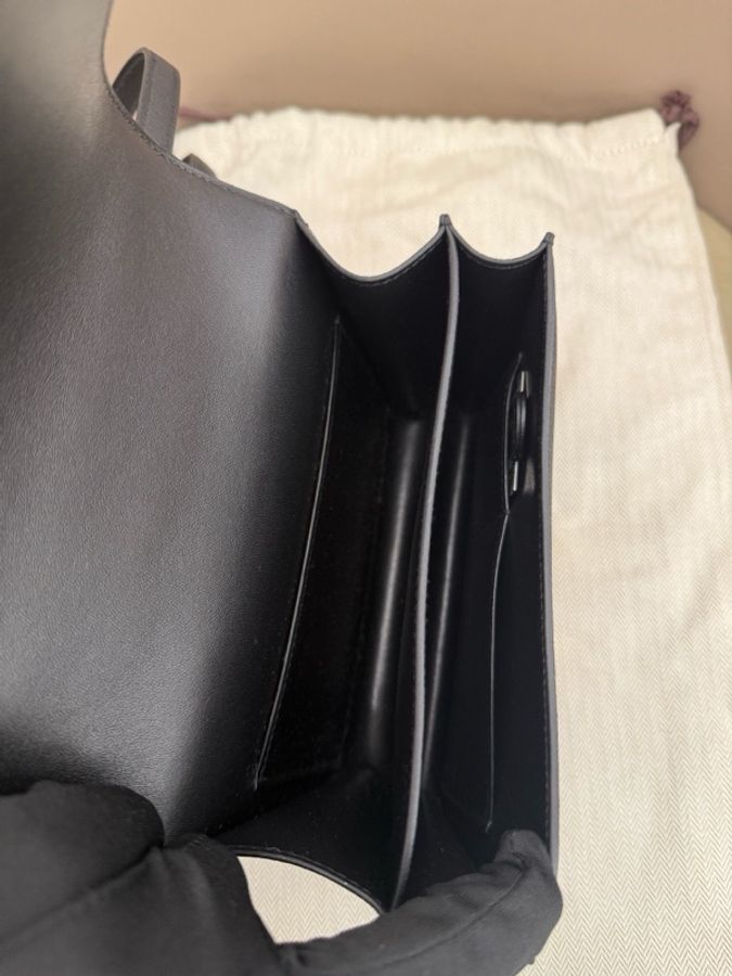 閒置 Hermes 愛馬仕 黑金康康19 ep皮 w刻-6