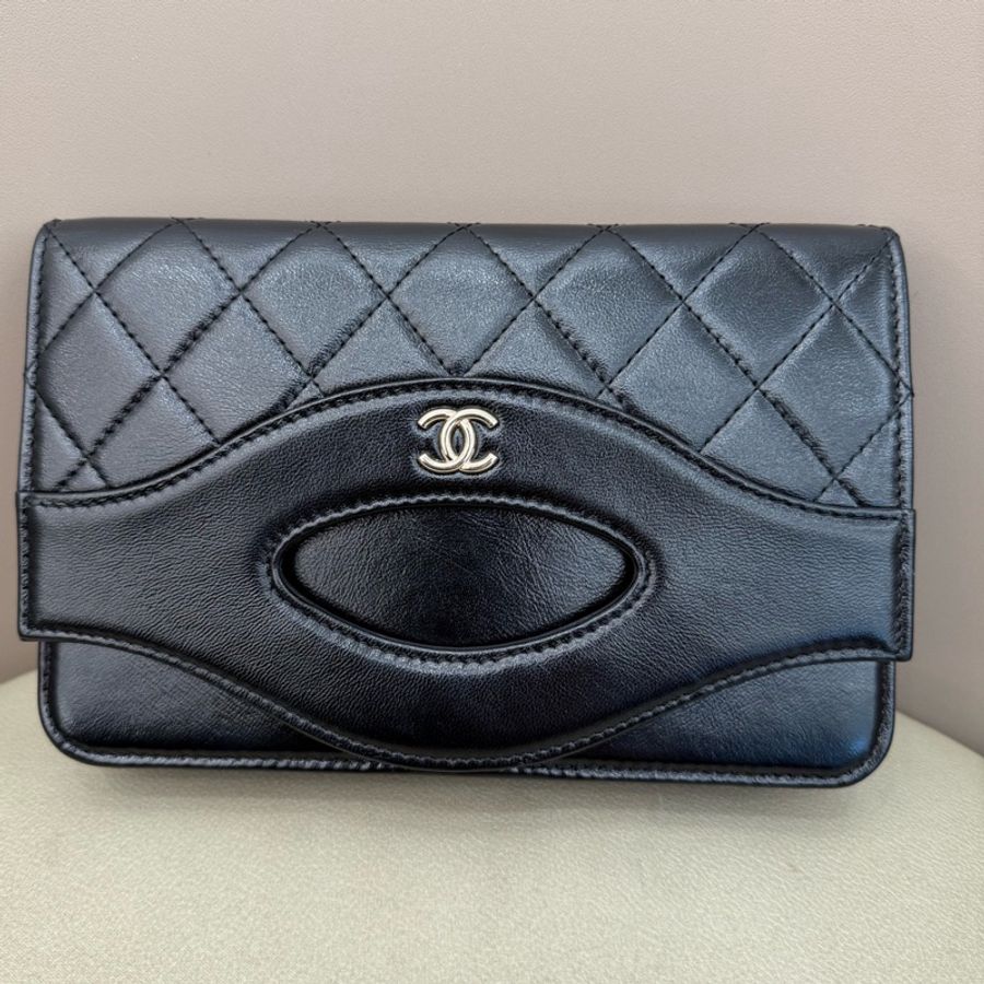Chanel 香奈兒 24c新款黑金31bag woc鏈條包 芯片款-1