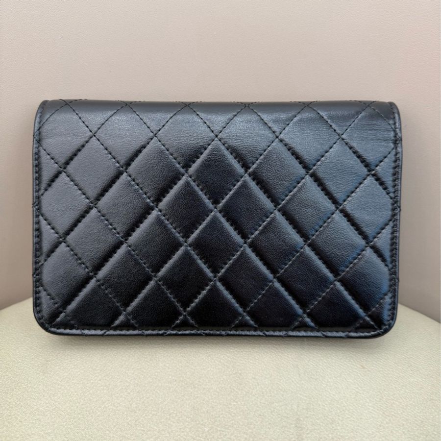 Chanel 香奈兒 24c新款黑金31bag woc鏈條包 芯片款-2