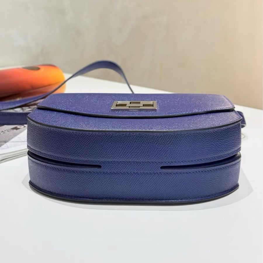 愛馬仕 Hermes 馬賽克Mosaique au 24,M3墨水藍 Epsom小牛皮 D刻,尺寸21cm-5