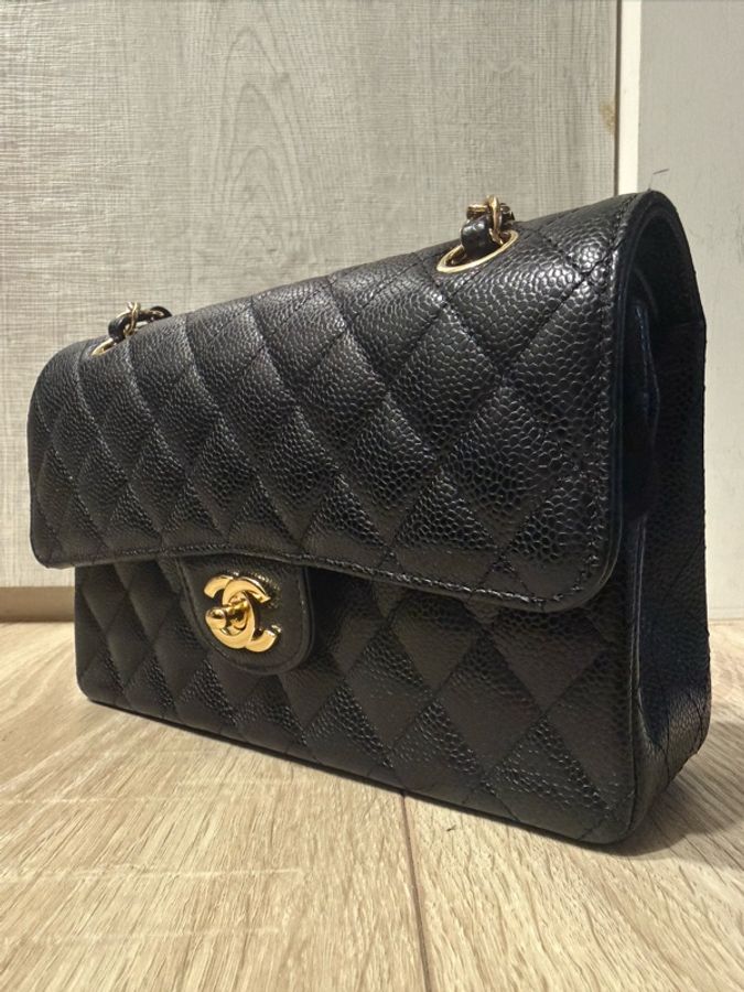 Chanel Caviar 23cm 牛皮金扣晶片款,經典23cm 經典款-2