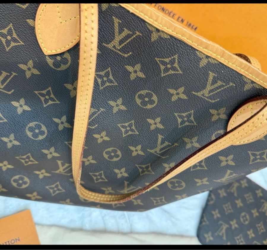 私物-Louis Vuitton LV neverfull 老花MM 子母包-6