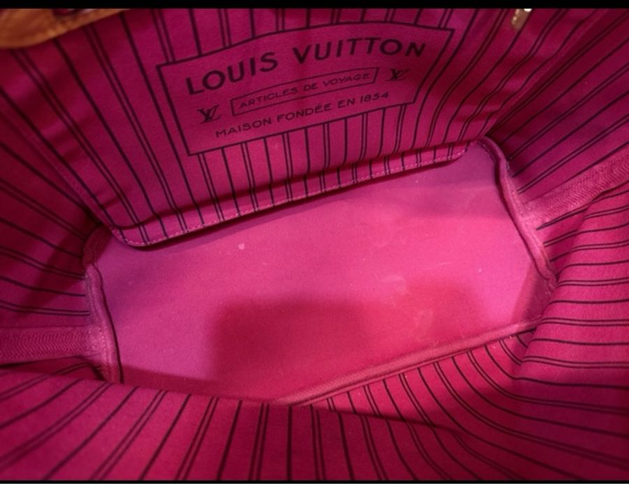 私物-Louis Vuitton LV neverfull 老花MM 子母包-11
