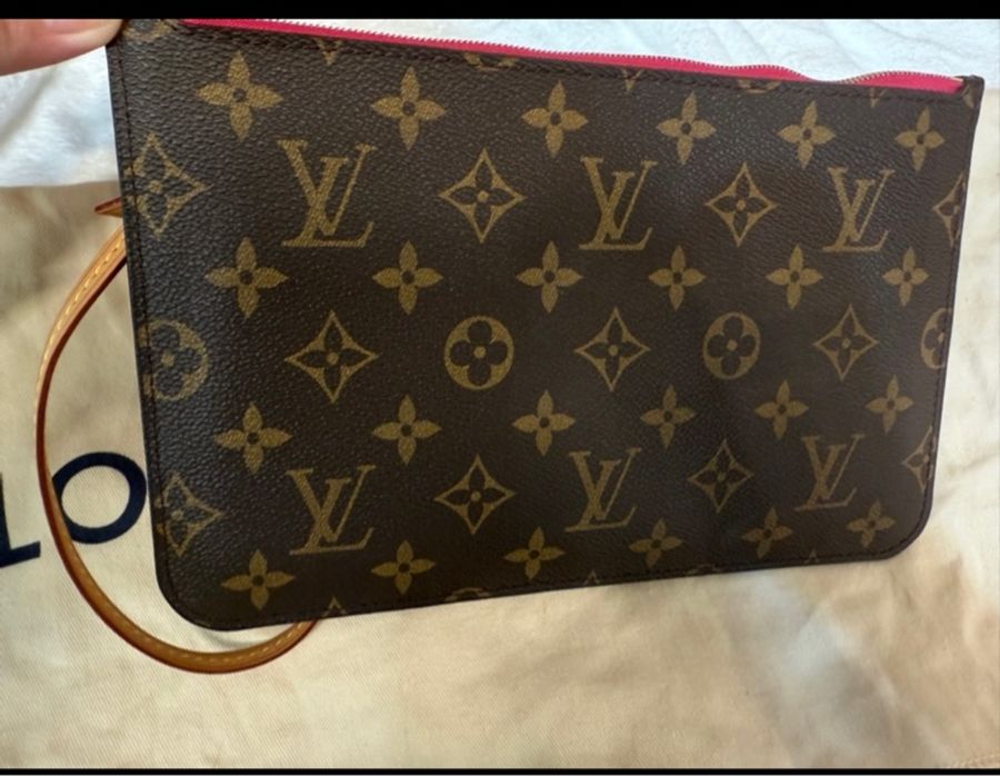 私物-Louis Vuitton LV neverfull 老花MM 子母包-14