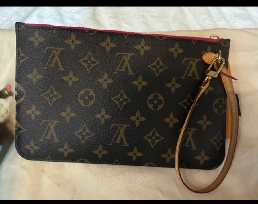 私物-Louis Vuitton LV neverfull 老花MM 子母包-16