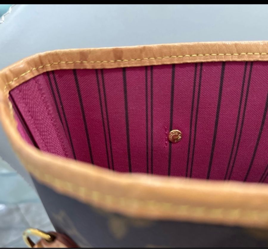私物-Louis Vuitton LV neverfull 老花MM 子母包-17