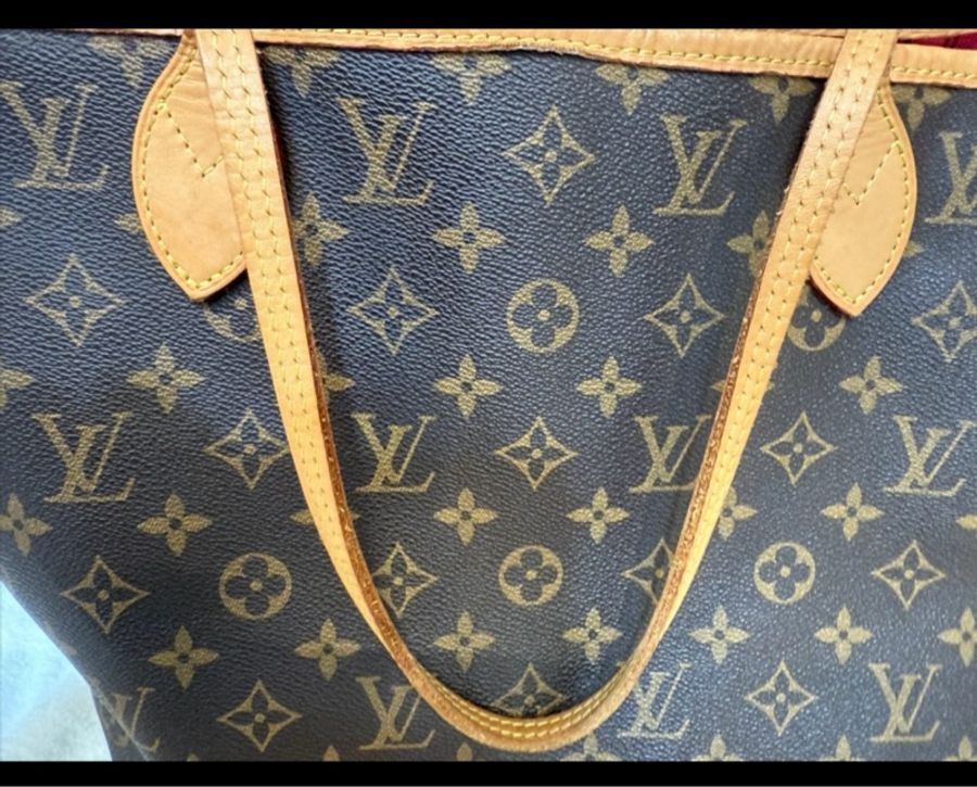 私物-Louis Vuitton LV neverfull 老花MM 子母包-19