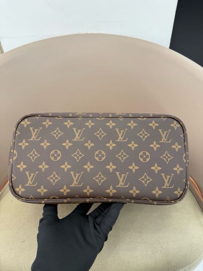 Louis Vuitton 路易威登 經典老花Neverfull中號大紅色內里-5