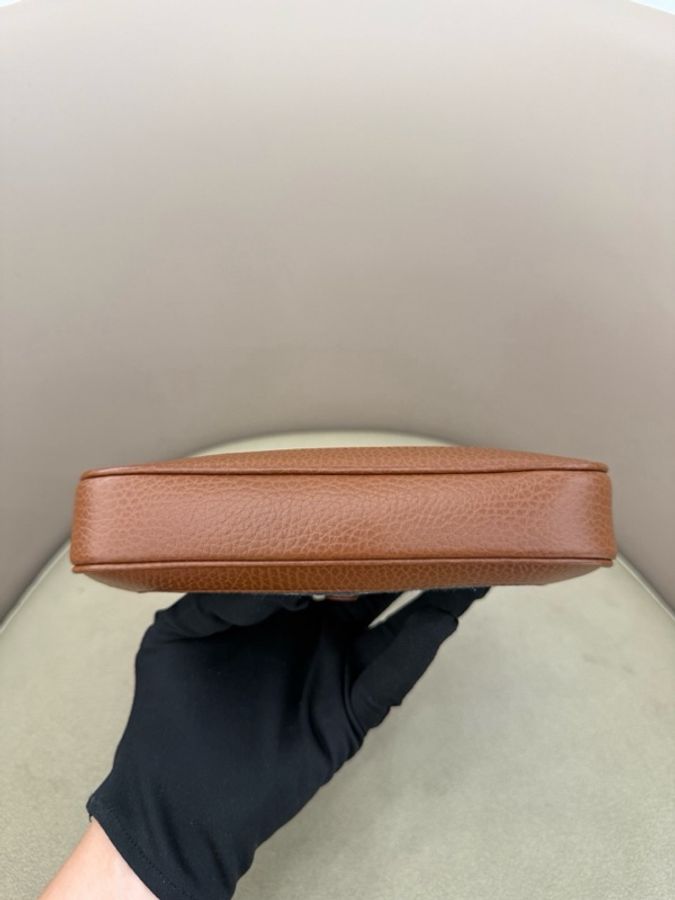 GUCCI 古馳 1961 mini牛仔丹寧腋下包-5