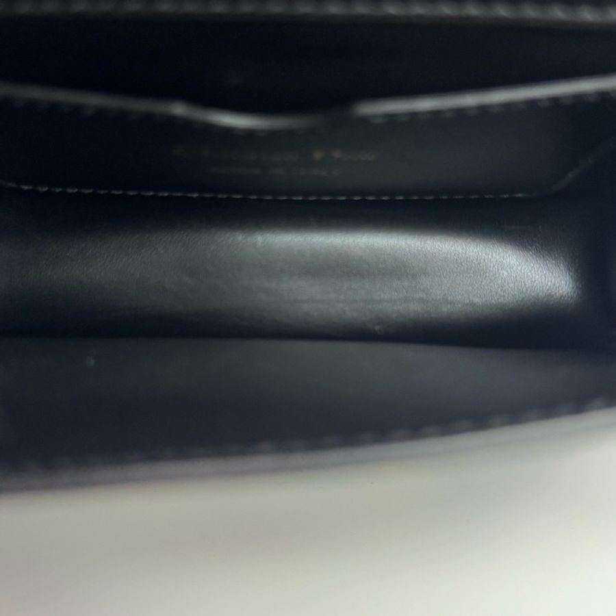Dior迪奧 黑金全皮mini蒙田30 MONTAIGNE單肩斜挎包-7
