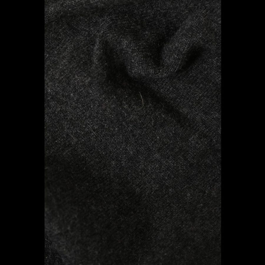 Chanel 98年灰色山羊绒彩色滚边针织背心开衫套装-18