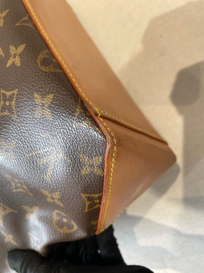LV路易威登薇薇安鋼琴老花托特手提包-9
