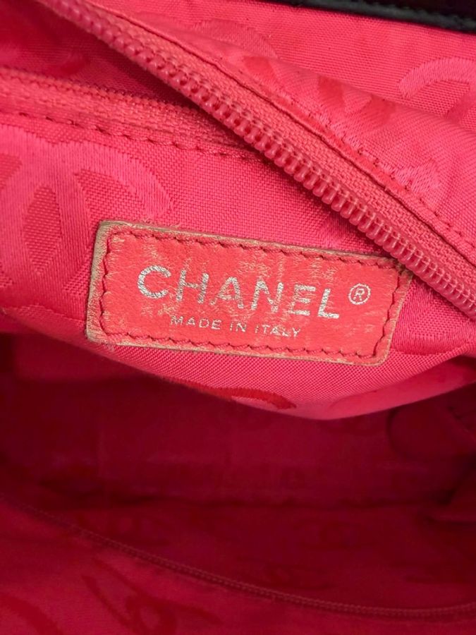 CHANEL Cambon Tote 黑白CC菱格托特包-21