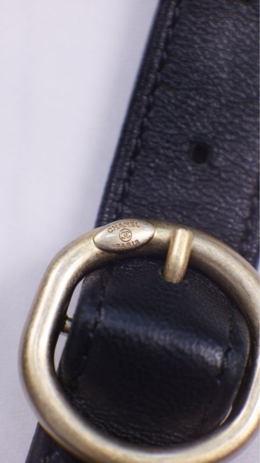 Chanel 19年埃及高级手工坊系列珍珠皮穿链腰包-13