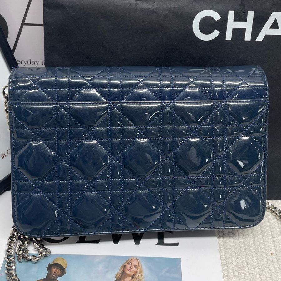 迪奧 Dior 漆皮woc 斜挎包-2
