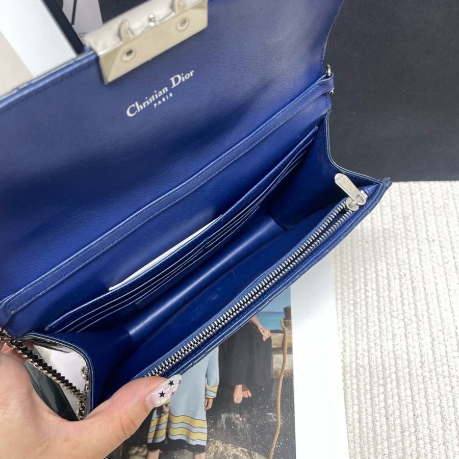 迪奧 Dior 漆皮woc 斜挎包-7