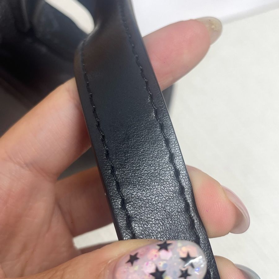 LV路易威登黑灰拼色郵差包-30