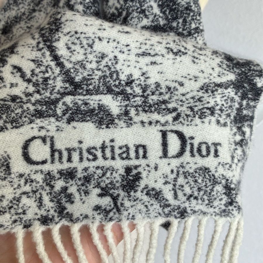 Dior 叢林動物系列羊毛圍巾🧣-8