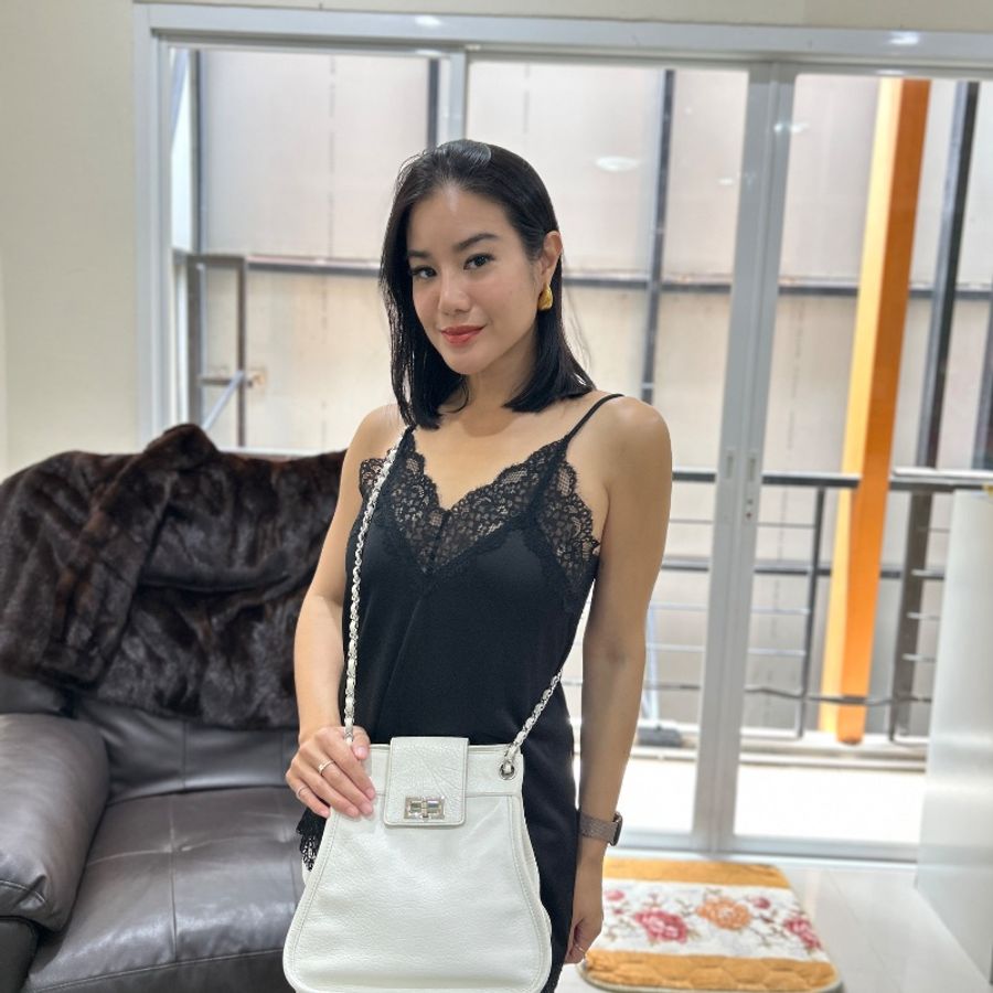 CHANEL 2.55 Mademoiselle Lock 肩背包 9開-2