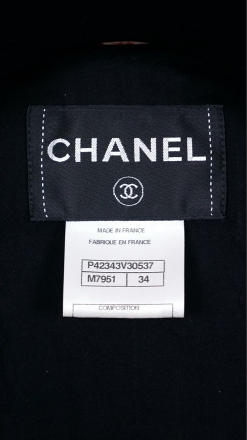 Chanel 11年拜占庭系列秀款黑金细闪琉璃扣四口袋外套-35