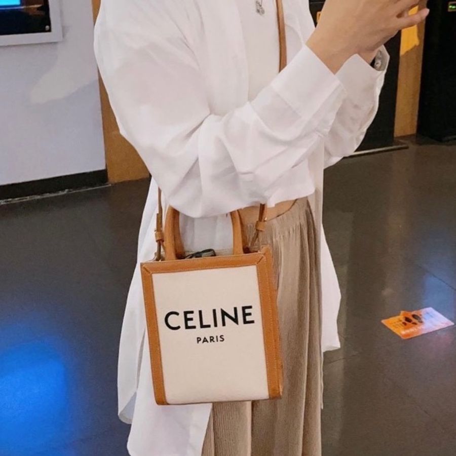 Celine 193302 全新 凱旋門帆布迷你包-3