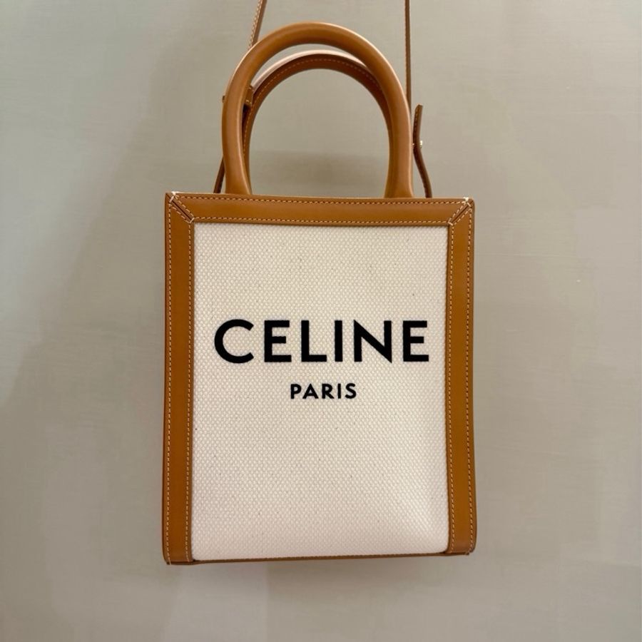 Celine 193302 全新 凱旋門帆布迷你包-5