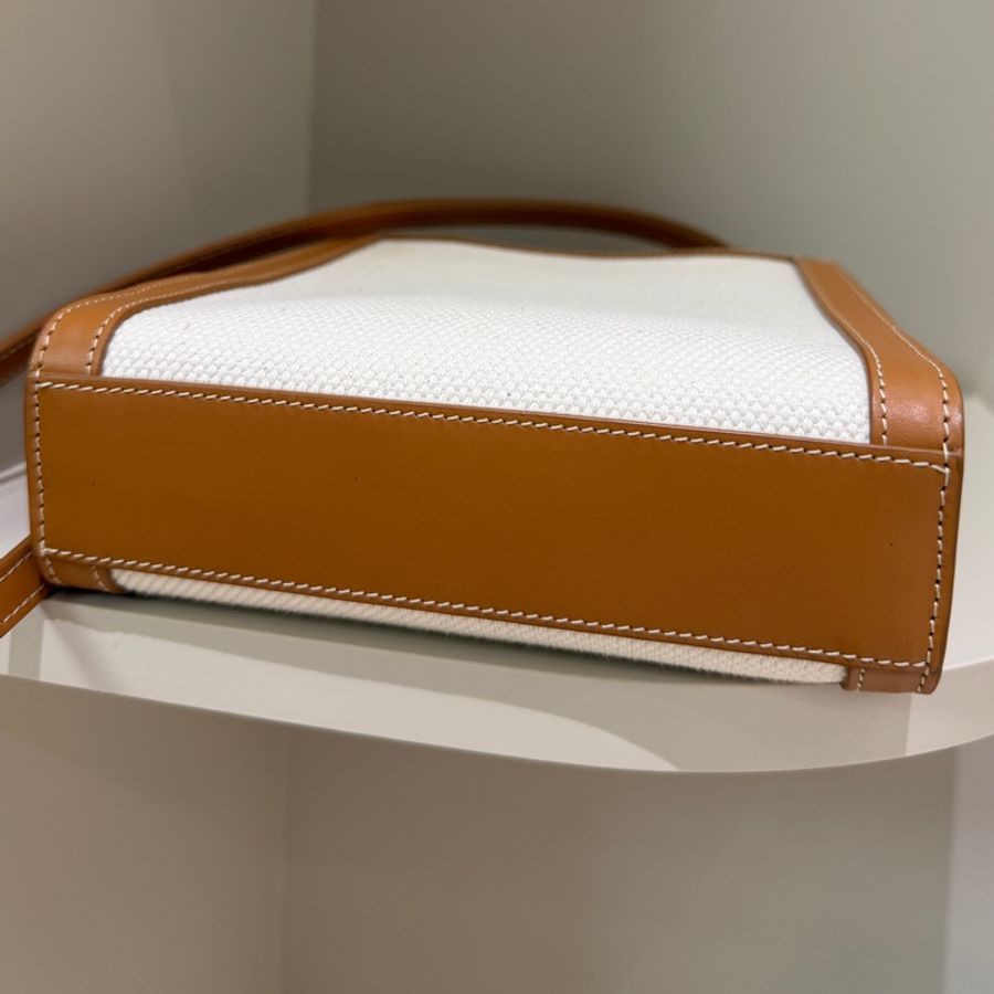 Celine 193302 全新 凱旋門帆布迷你包-7