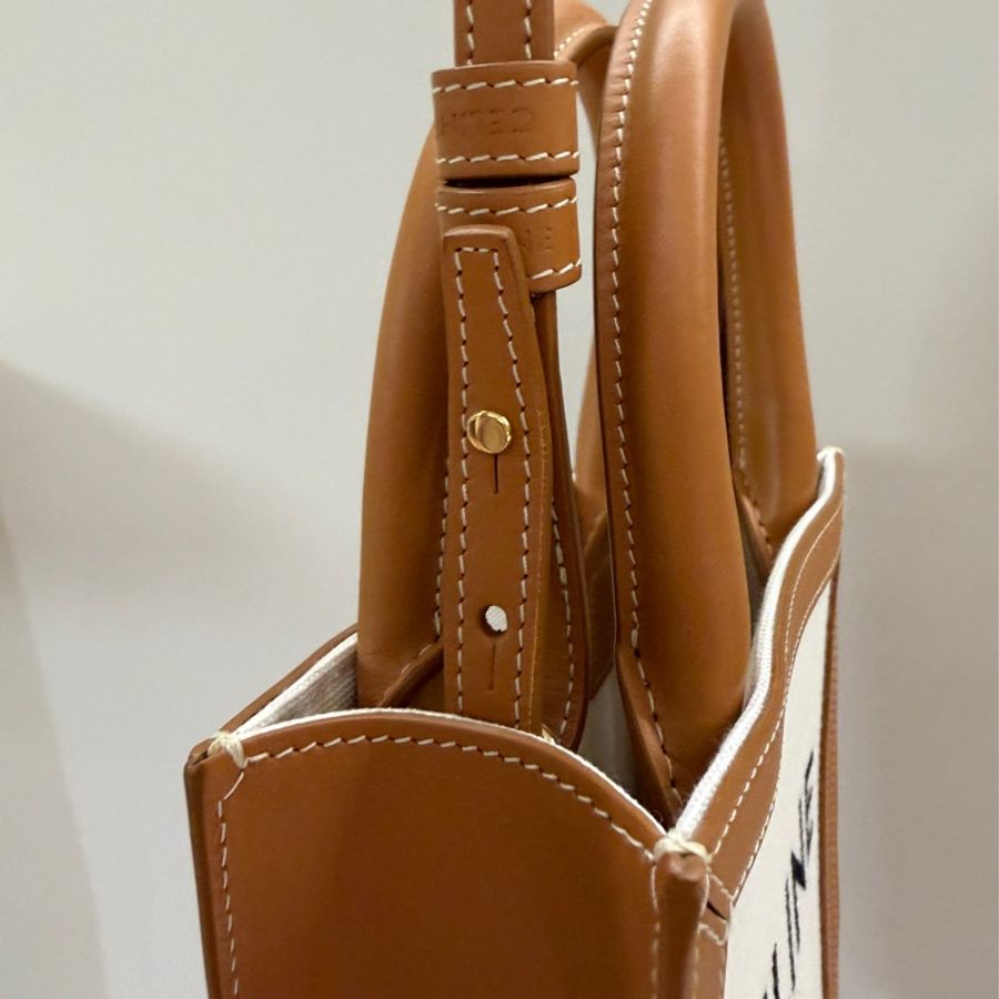 Celine 193302 全新 凱旋門帆布迷你包-10