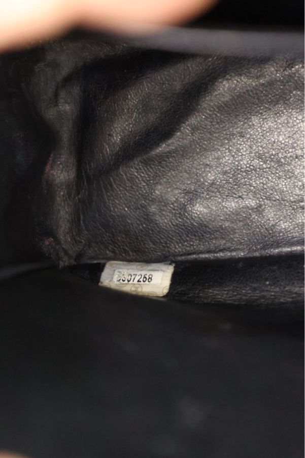 Chanel黑金荔枝皮鱼子酱CF Jumbo浮雕贝嫂30单肩包-8