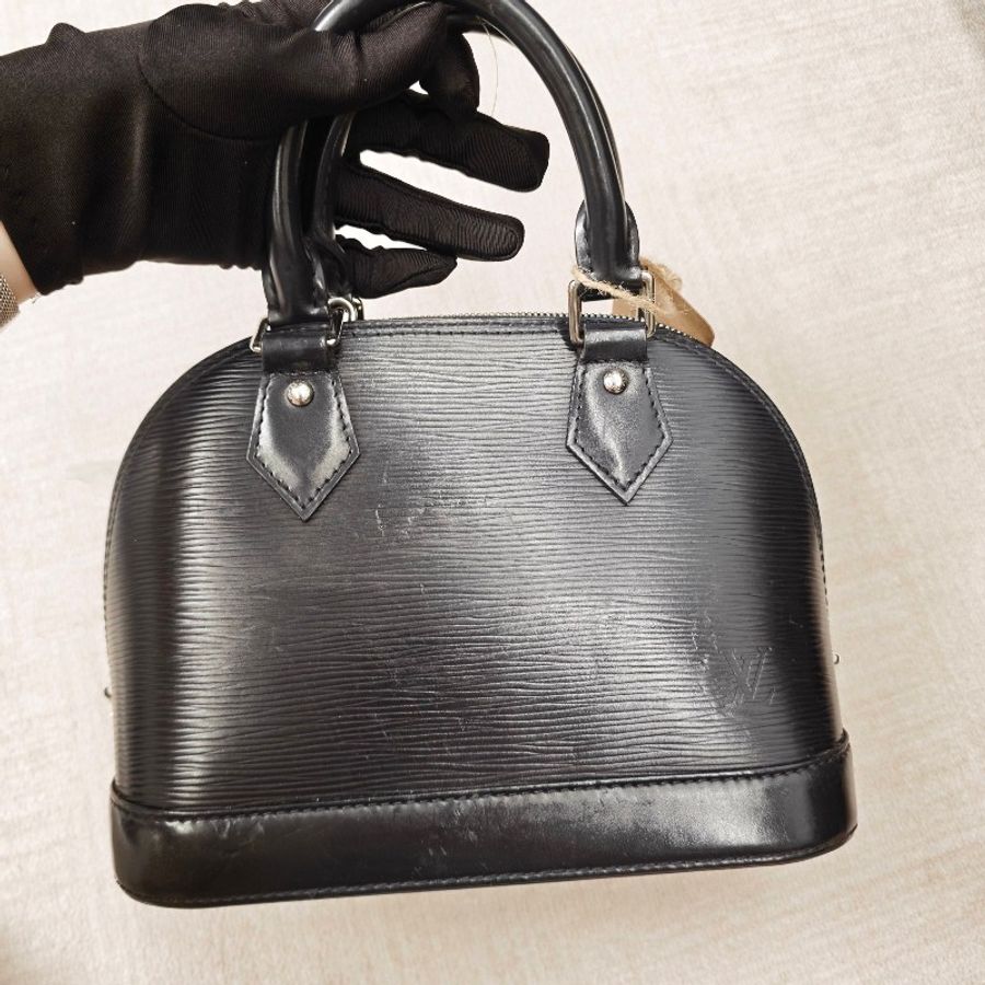 Louis Vuitton Alma BB epi水波紋手提包貝殼包肩背包-1