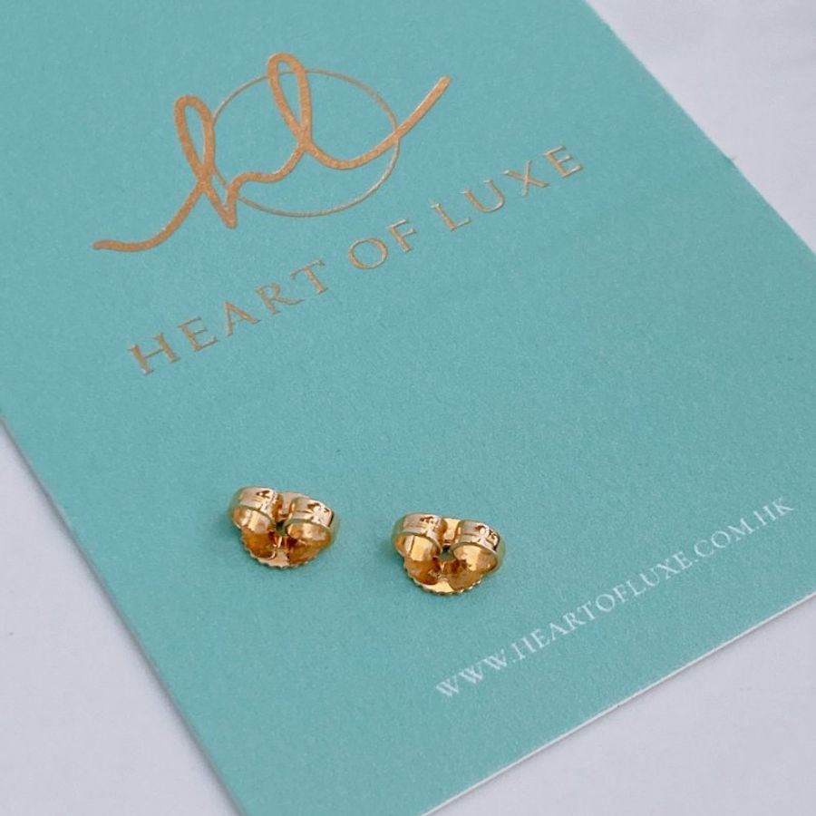 MS0791 Tiffany & Co 蒂芙尼經典耳釘 黑金色 18K Onyx Circle Earrings Black x GHW-12