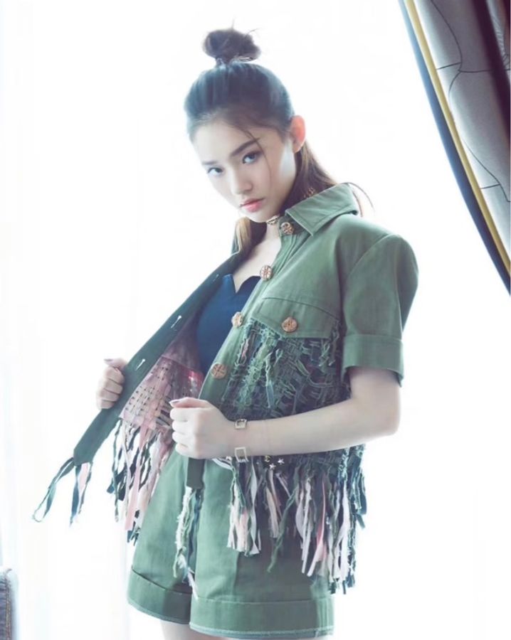 CHANEL流蘇編織短袖外套-1