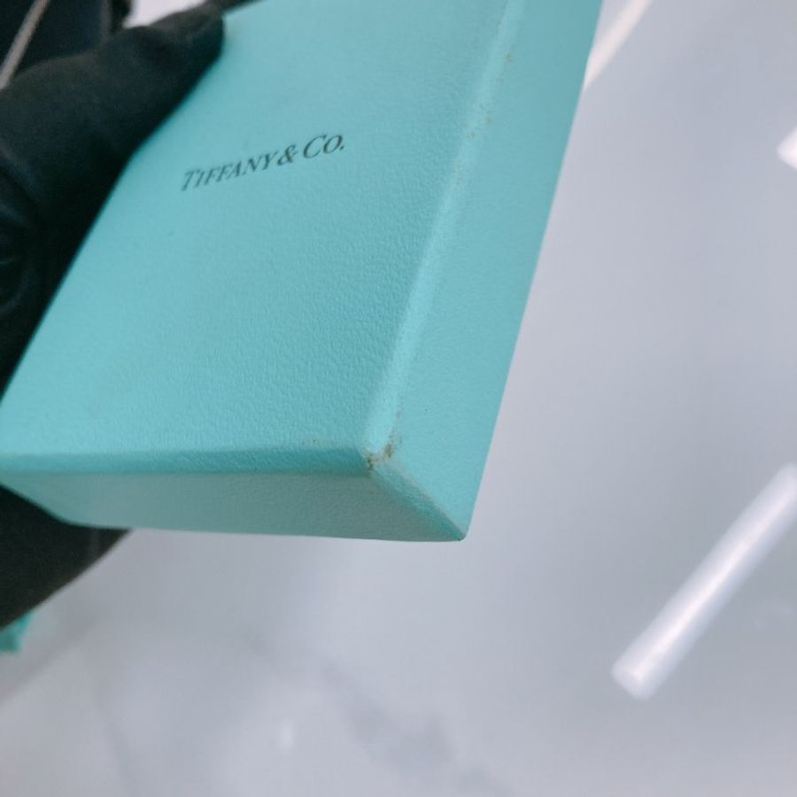 MS0791 Tiffany & Co 蒂芙尼 條型鑽石項鍊 銀色 Atlas 18K Necklace 18 Diamonds x PHW-13