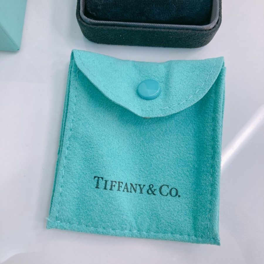 MS0791 Tiffany & Co 蒂芙尼 條型鑽石項鍊 銀色 Atlas 18K Necklace 18 Diamonds x PHW-16