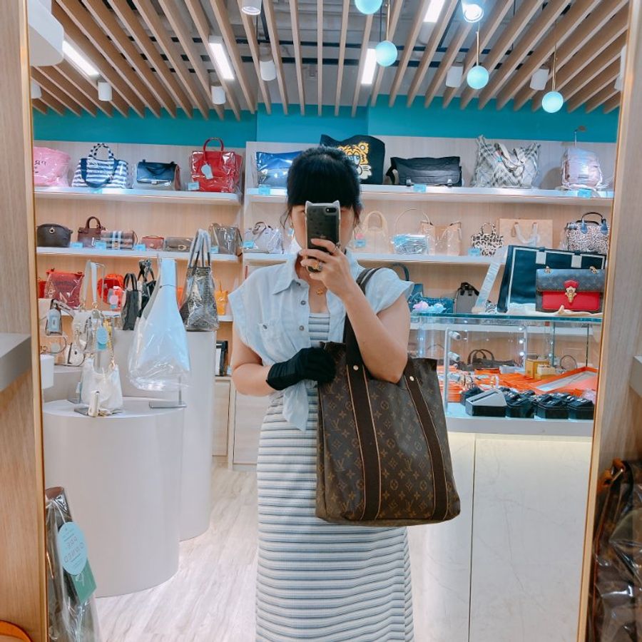 MS0794 Louis Vuitton 路易威登 經典老花水桶包 Cabas Beaubourg 29cm Canvas Monogram x GHW-2