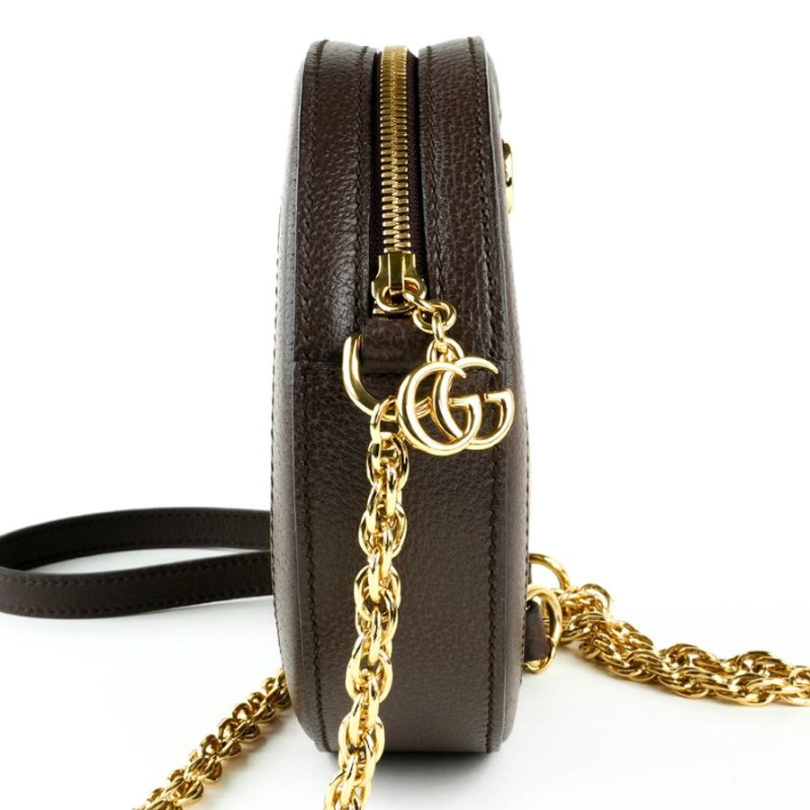 GUCCI Ophidia GG Supreme Mini Round Shoulder Bag|復古老花圓形包、經典 Web 織帶|KÉSH 凱仕精品-5