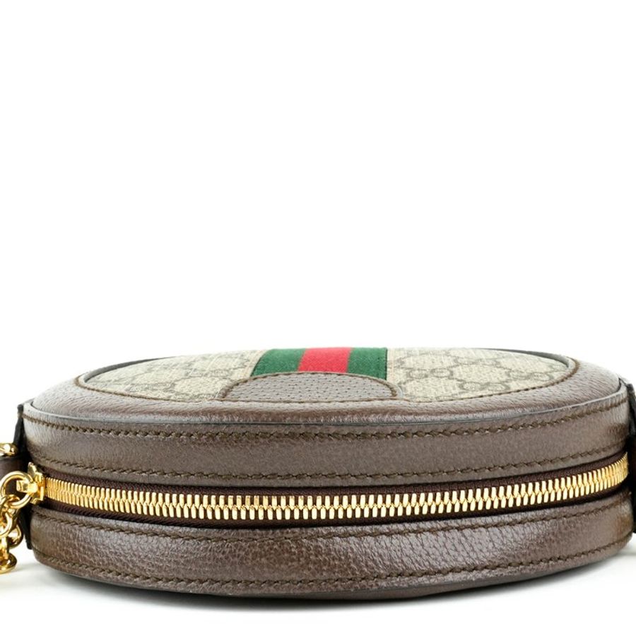 GUCCI Ophidia GG Supreme Mini Round Shoulder Bag|復古老花圓形包、經典 Web 織帶|KÉSH 凱仕精品-15