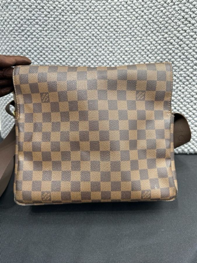 Louis Vuitton 路易威登 棕色棋盤格郵差包 尺寸:28*15*25cm 肩帶可調節-4