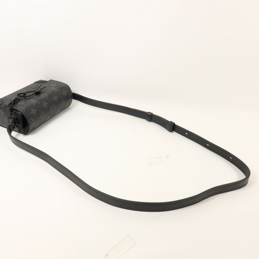LOUIS VUITTON Monogram Eclipse Steamer Wearable Wallet肩背袋-6